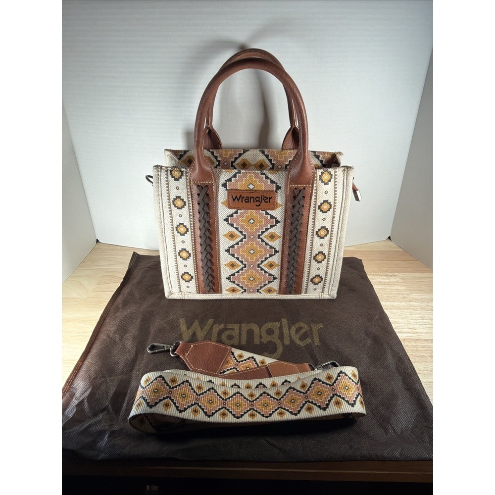 Wrangler Women's Tote Bag Southwestern Aztec Crossbody Purse Satchel Handbag